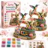 3D Beaded Beaded DIY Kit Spring Hummingbird Design Collector Edition Keepsake  for Adults
