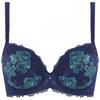 Red Label by 0100 Full Cup Bra 10215391 With wires Bra without pads No pad pockets Prevents bust from spreading out D80 M008 [Triumph] (dark blue)