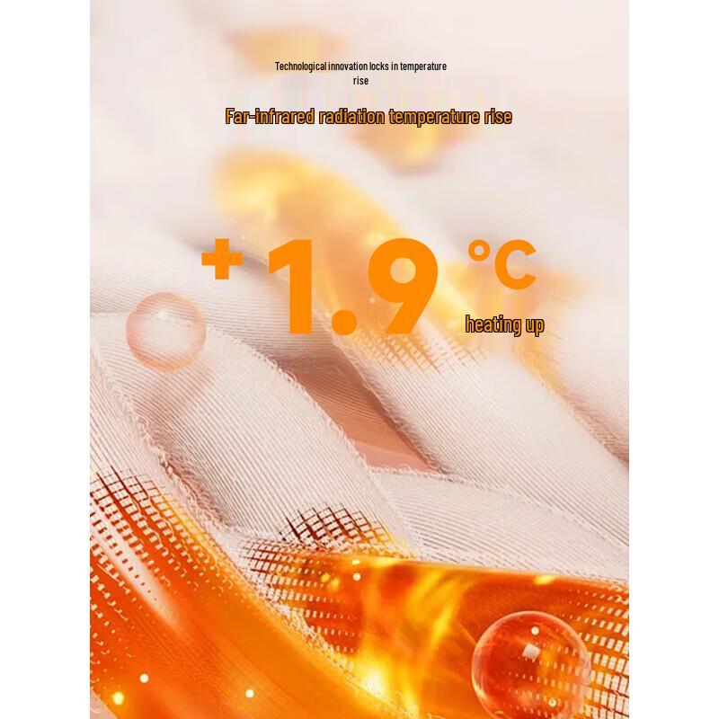 Hengyuanxiang Women's Antibacterial Cloud Fleece Warm Underwear Set