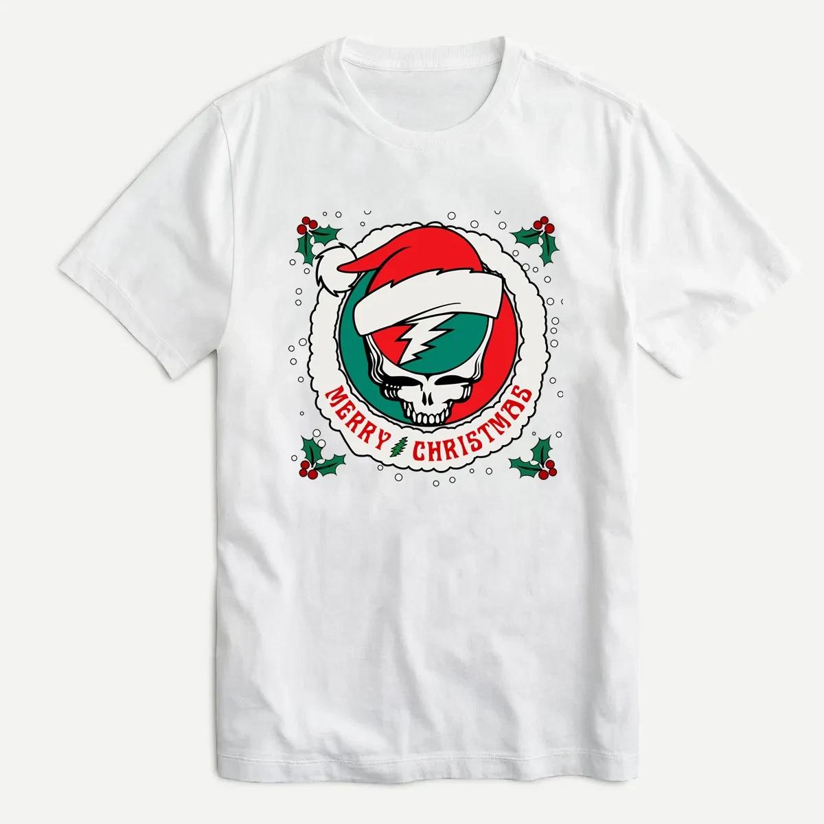 Grateeful deead Christmas Unisex Cotton T-Shirt S-5XL S206 XL