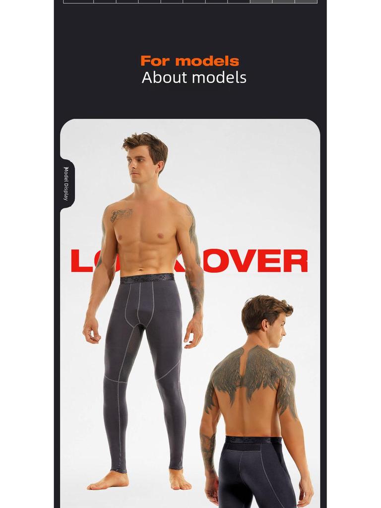 Pánské lehké podzimní a jarní termolegíny - Prodyšné, hřejivé spodní prádlo