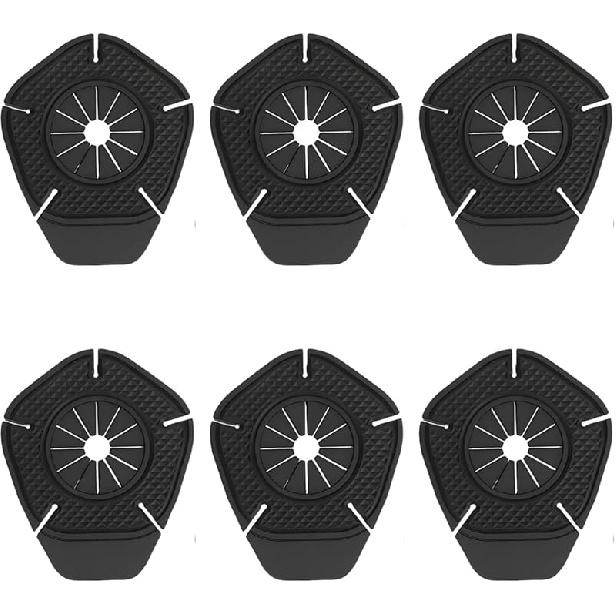 6 PCS Wiper Cover Silicon Wiper Hole Protective Cover Wiper Arm Hole Protector For Most Cars, SUVs, Trucks (Black)