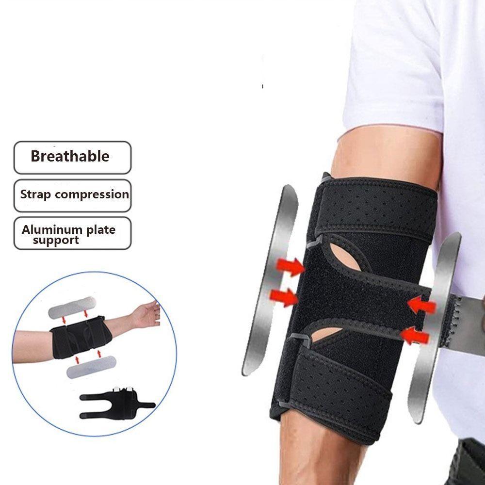 Super Strong Support Elbow Brace Double Steel Plate Arm Joint Protector  Basketball