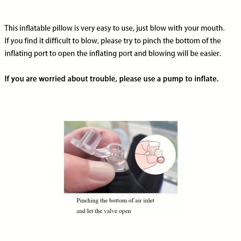 Inflatable PVC Triangle Cushion Plush Leg Pillow for Home and Outdoor Use