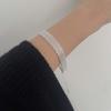 Xiaomi 100% Solid 925 Sterling Silver Metal Bracelet for Women Vintage Handmade Wide Chain Bracelet Birthday ChristmasGift
