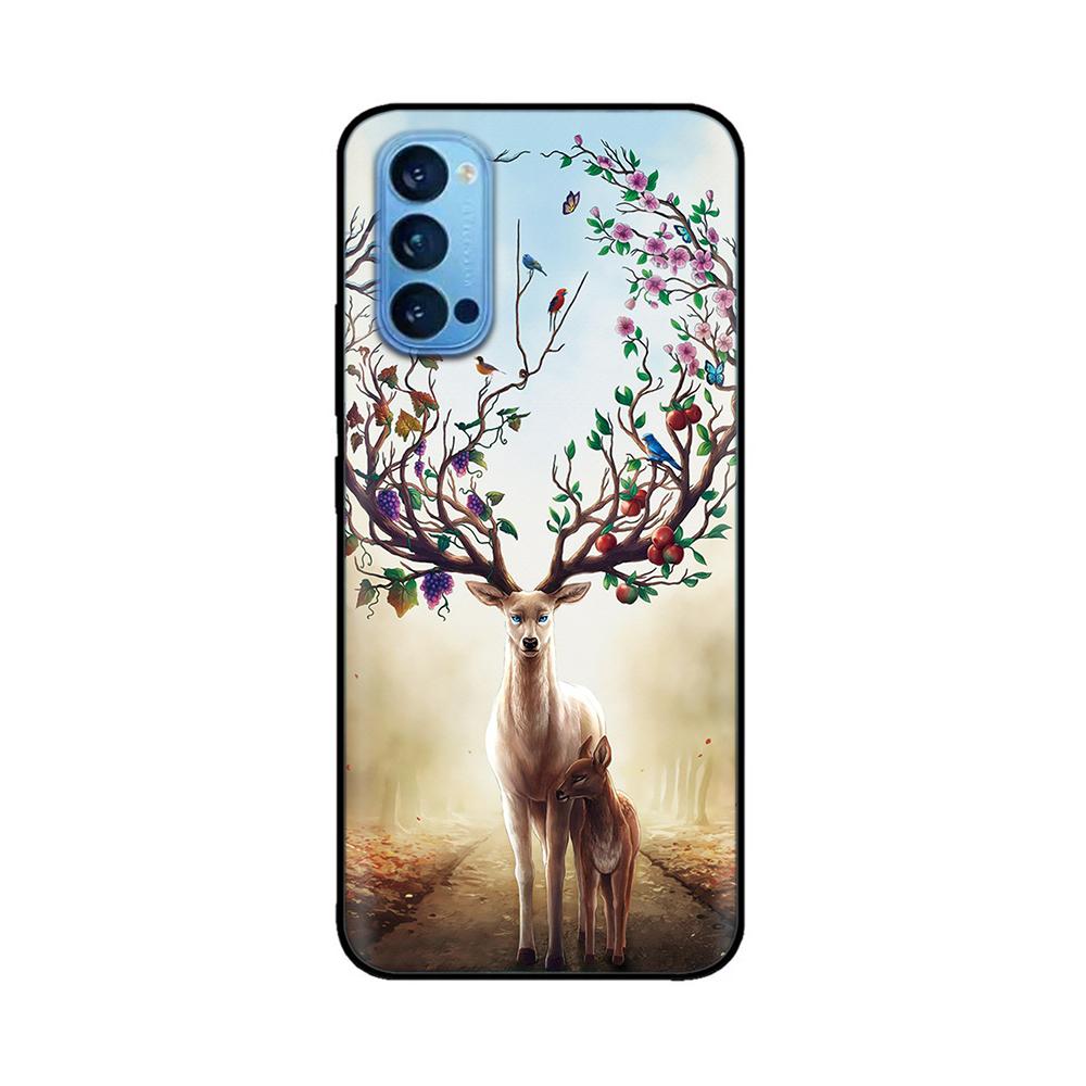 For Oppo Reno4 Pro 5G Case Soft TPU Black Silicone Phone Back Cover for OPPO Reno 4 Reno4 Pro 5G 4G Case Funda Coque Bumper Capa