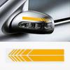 1Set Car Sticker Non Fading Fashion Color Stripe Car Sticker Racing Strips Side Rear View Mirror Decor Decal Car Universal