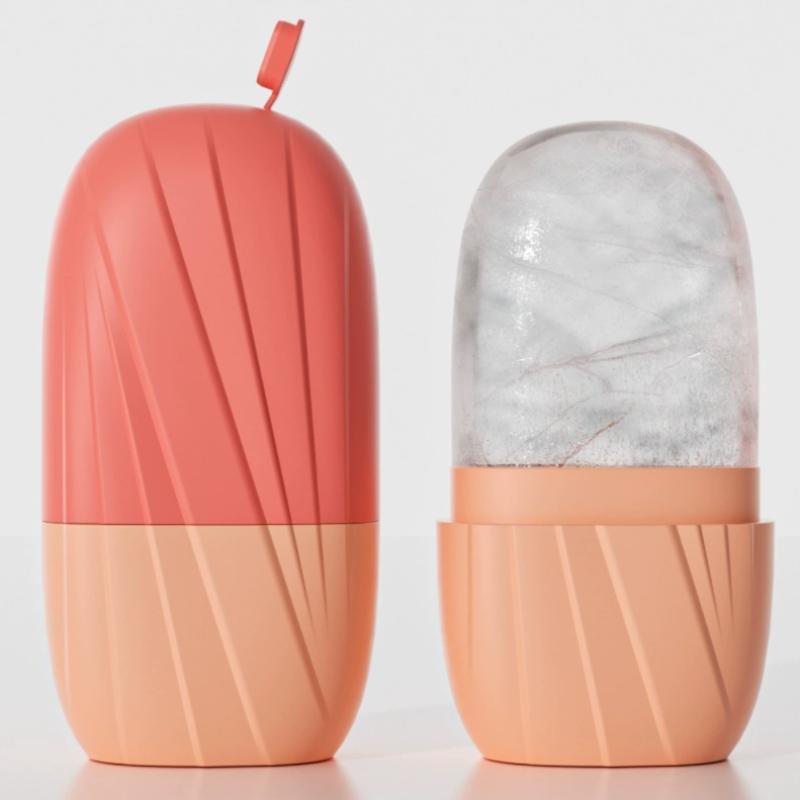 Reusable Ice Roller Ice Cube Silicone Mold Ice Ball Facial Beauty Skin Care Massager
