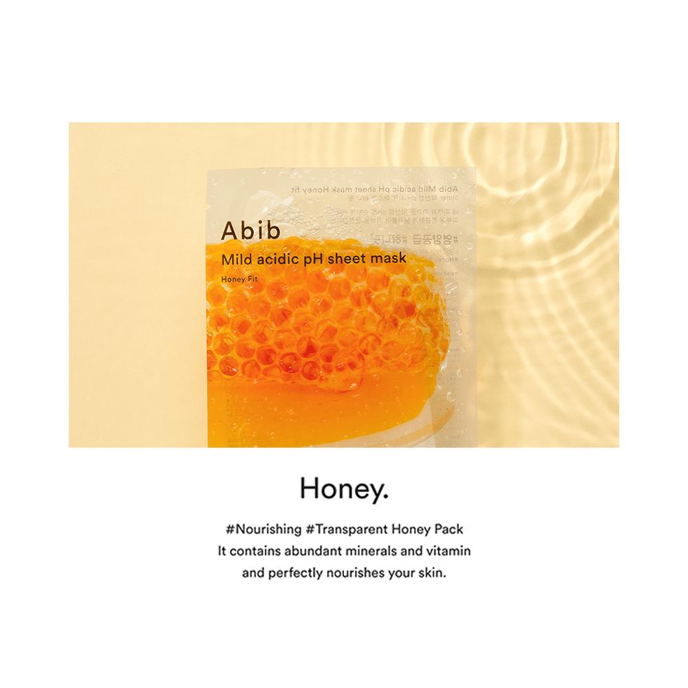 ABIB Mild Acidic pH Sheet Mask Honey Fit 30ml (10pcs)