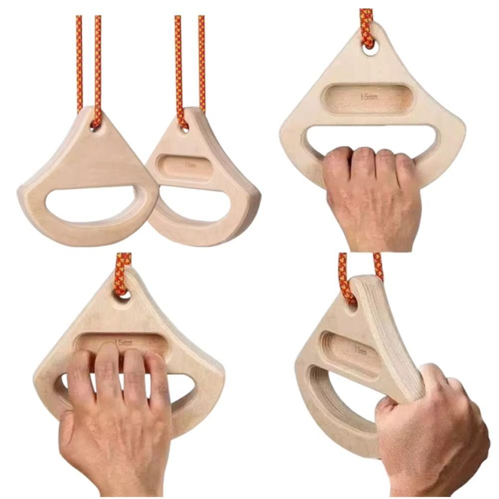 Forearm Climbers Rock Climbing Hangboard Strength Trainer Pull-Up Board  Fitness Enthusiasts