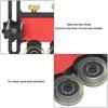 Table Saw Roller Double Wheel Sliding Roller with Shock Absorption, Adjustable Height for Woodworking, includes Accessories