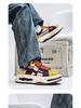 Breathable Youth Autumn Men's Trendy Thick-Soled Casual Skate Shoes with Shell Toe