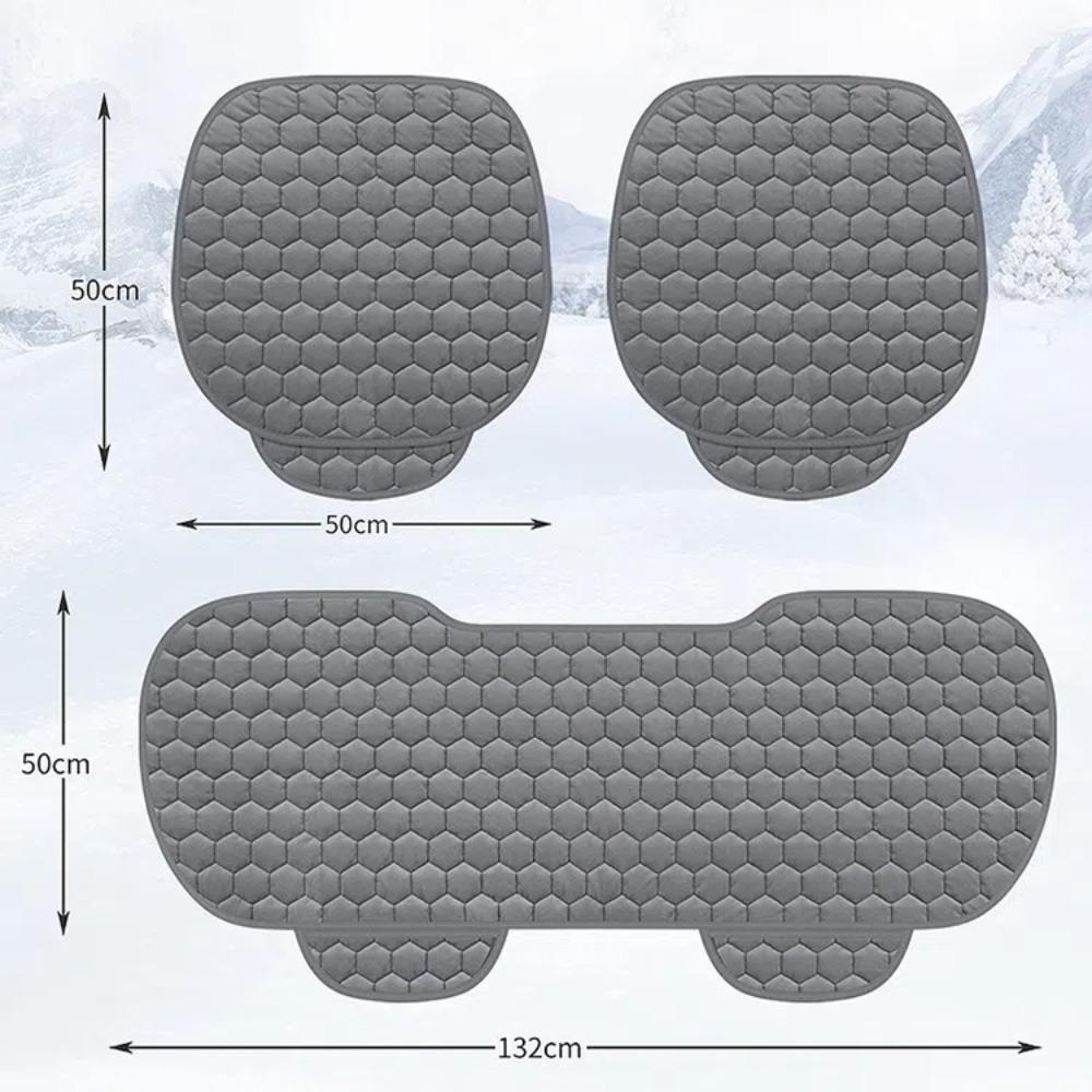 Anti-Freezing Car Plush Seat Short Plush Square Cushion Comfortable Car Seat Cushion  Car