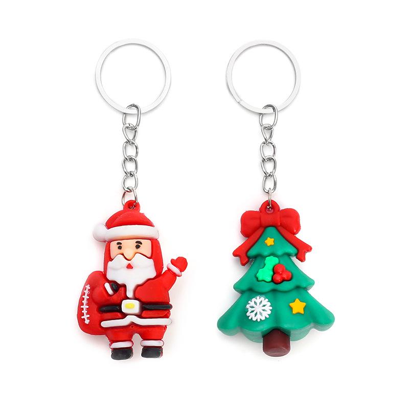 Weihnachts-Cartoon-Schlüsselanhänger-Blindbeutel – Kleines Geschenk für Kinder, Belohnung für Schüler oder Überraschungsspielzeug