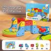 DIY Cube Track Electric Magnetic 3D Tracks Train for Kids Cube Trains STEM Montessori Toy Vehicle Gravity Maze Toy Learning Set