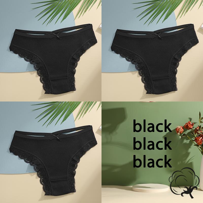 

FINETOO 3 шт./компл. хлопковые трусы женские трусики со средней талией сексуальное нижнее белье женское нижнее белье трусики с бантом удобные женские XL&fast shipping