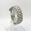 Used [New Battery] BURBERRY 11000L Ladies Watch Silver Date 19486