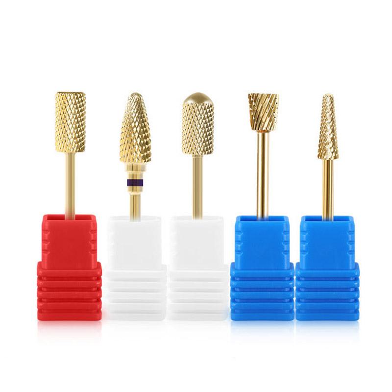 Electric Nail Art Drill Tungsten Carbide Polishing Grinding Head For Manicure Milling Cutters Polishing Tools