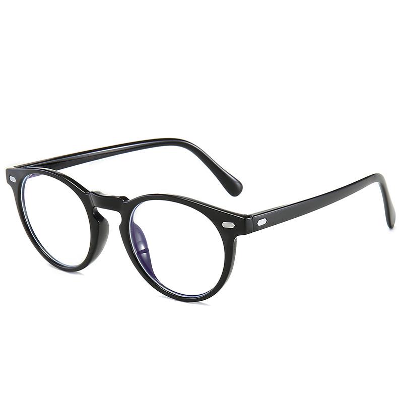 Retro Unisex Round Frame Blue Light Blocking Glasses