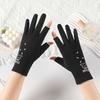 Summer Sun Protection Gloves for Women Thin Spring and Autumn Driving and Riding Bicycle Anti Ultraviolet Breathable Non Slip Two Finger Gloves
