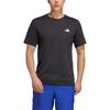Adidas T Shirts Men's Black Crew Neck Moderate IC7421