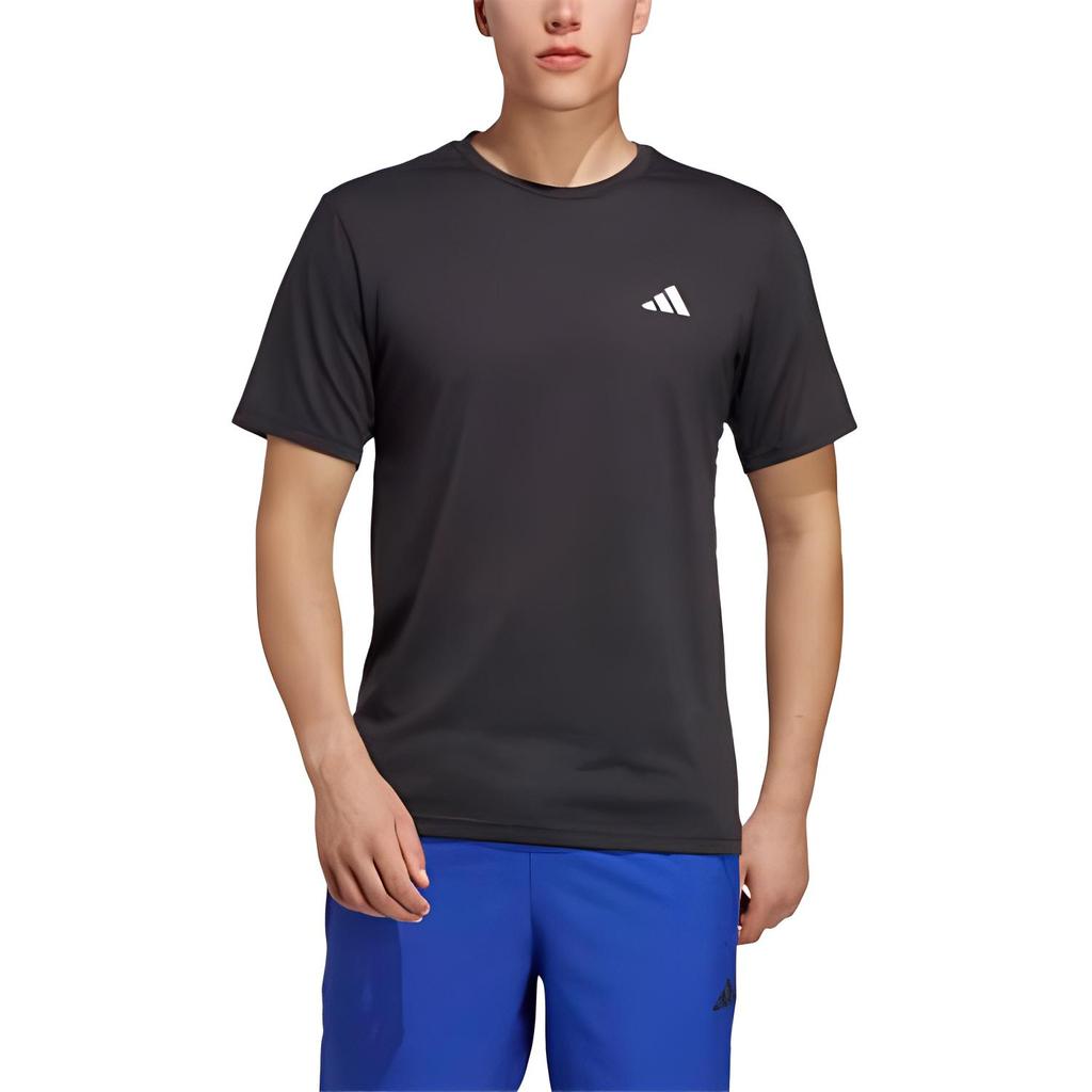 Adidas T Shirts Men's Black Crew Neck Moderate IC7421