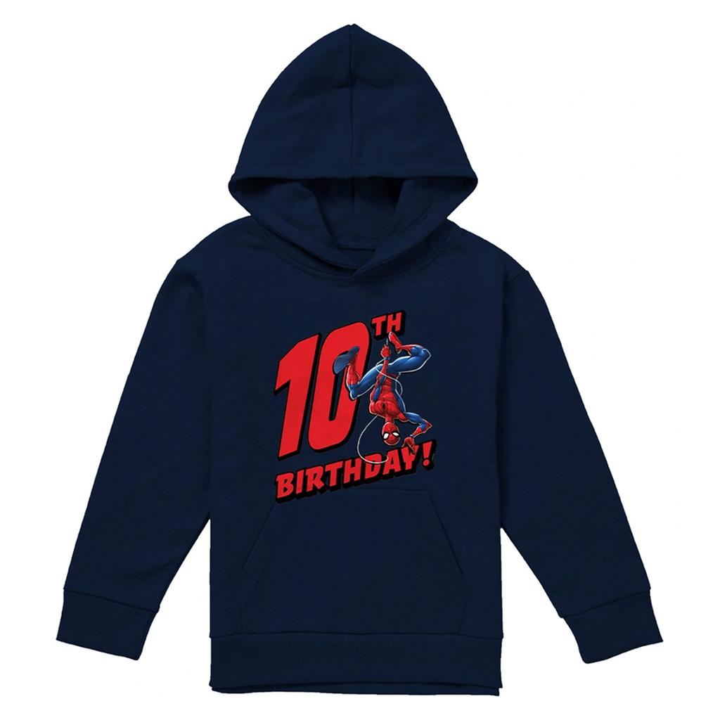Spider-Man Childrens/Kids 10th Birthday Hoodie