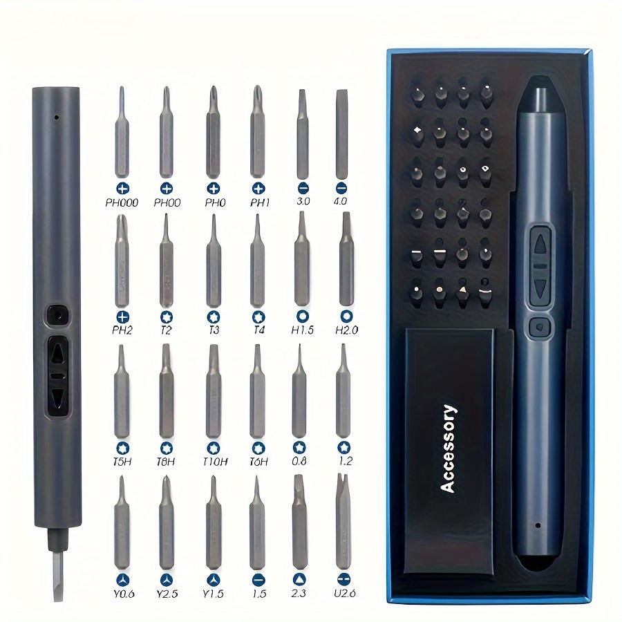 

Precision Electric Screwdriver Set 28 in 1 with 24 Magnetic Screwdriver Bits Electric Repair Tools for iPhone PC Watch Camera