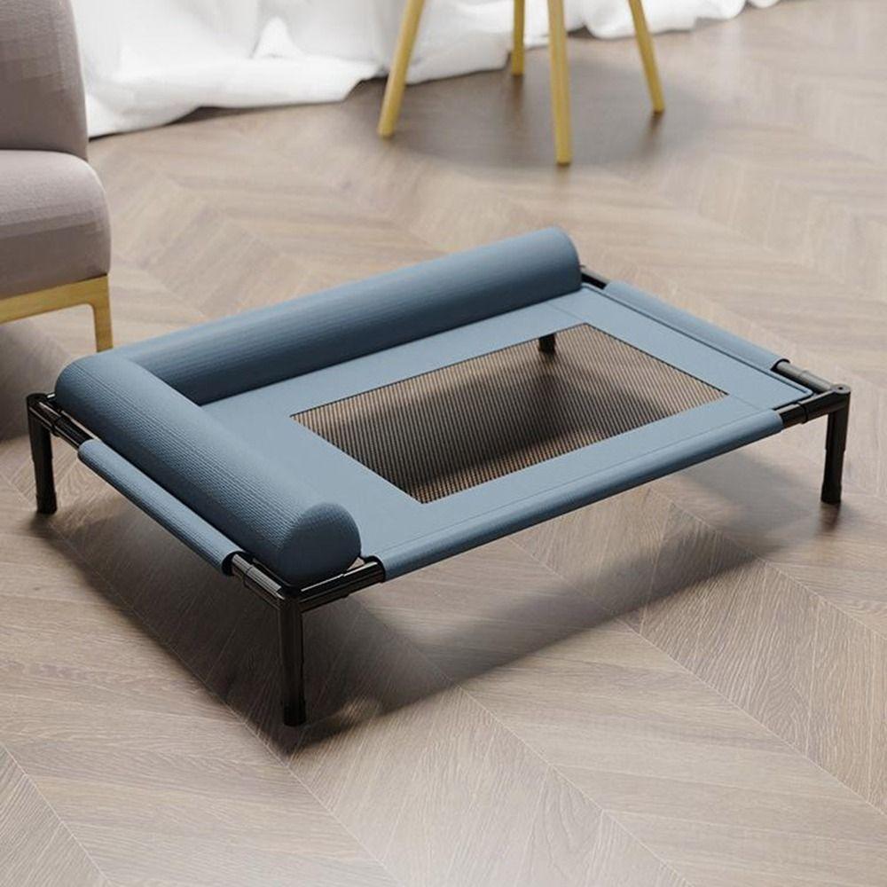 Removable Elevated Dog Beds Breathable Raised Dog Bed Washable Dog Cots Beds  for Small Medium Dogs