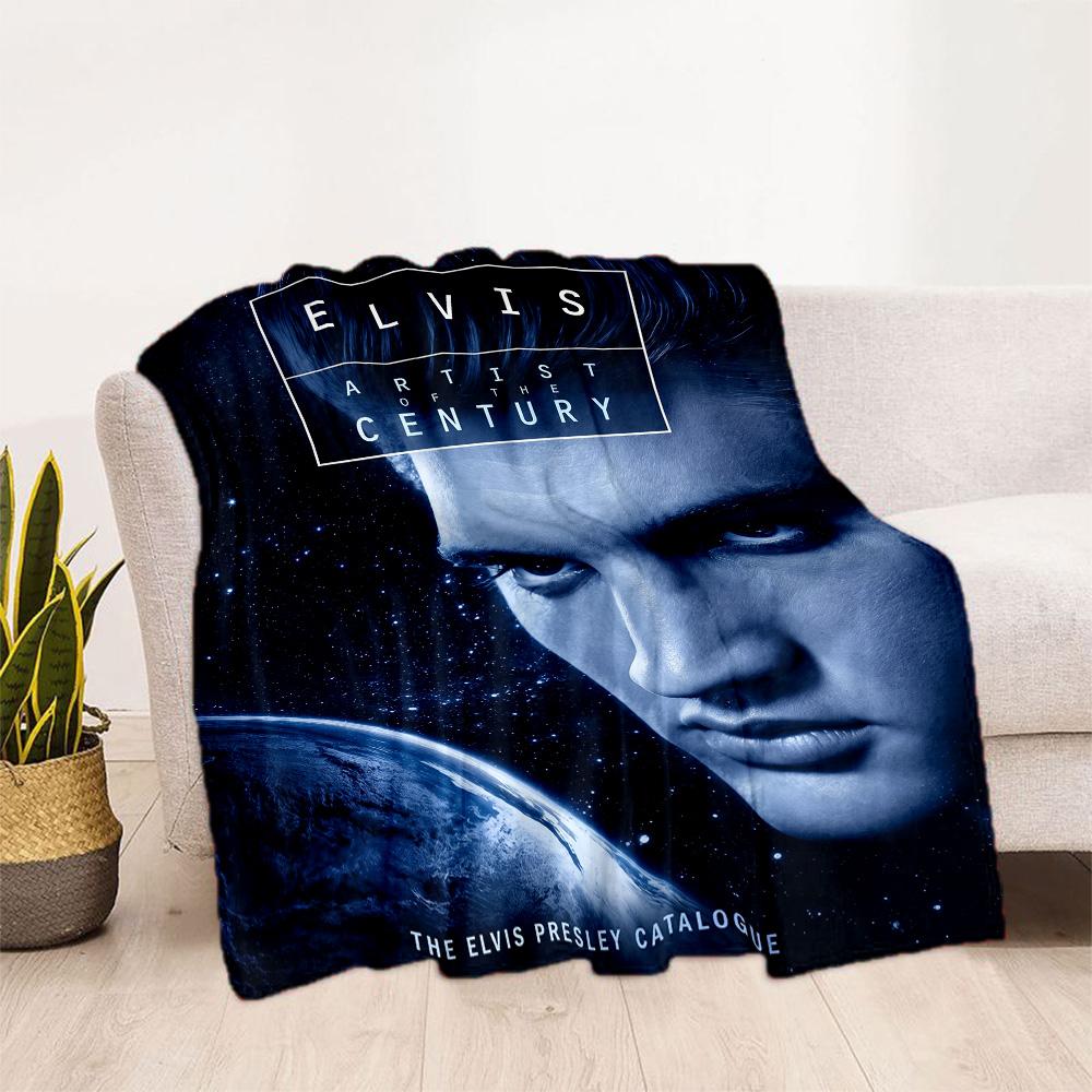 Manta de Rendimiento de Elvis Presley Suave Cálida Acogedora Perfecta para Sala de Estar Cama Ropa de Cama para Todas las Ocasiones Estilo Moderno