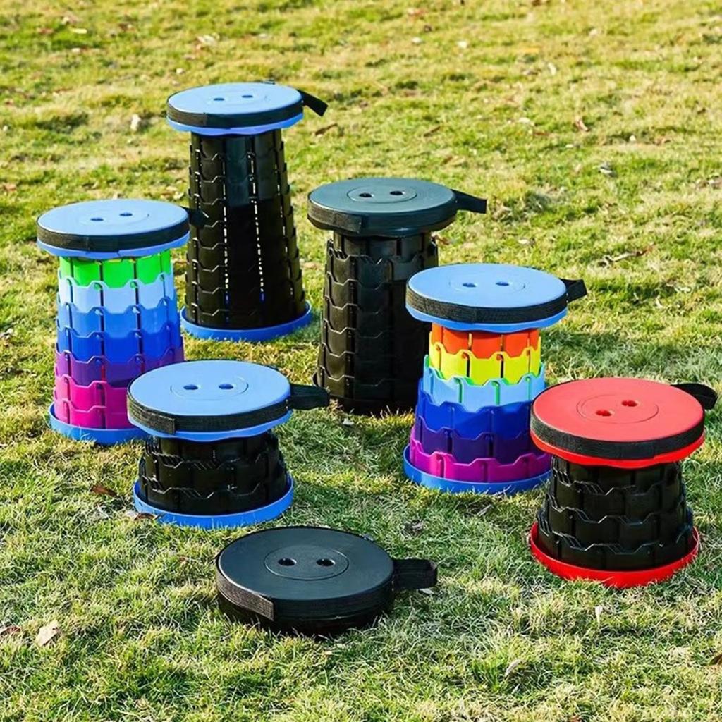 Nové přenosné kulaté skládací křeslo Nastavení výšky křesla Jednoduchý nástroj Sloní houpačka Dětské křeslo ve frontě