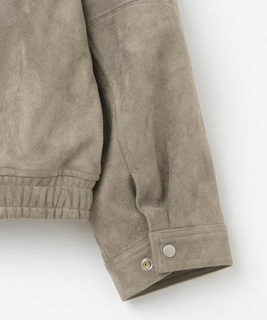 Millo Archive Rest Suede Blouson [Mocha Beige]
