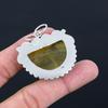 925 Sterling Silver Third Eye Chakra Multi Fluorite Gemstone New Pendant Jewelry