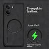 For Magsafe Magnetic Cover For Huawei Honor X7E PU Leather Wireless Charging Shockproof Phone Back Case For Honor Play 80 Plus