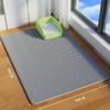 Extra Large Non-Slip Cat Litter Mat - Anti-Tracking, Anti-Splash, Scratch-Resistant, Double Layer, Leak-Proof Sand Control.