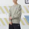 Puma Solid Color Logo Running and Fitness Hoodie Unisex Khaki Gray