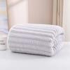 Coral Fleece Towel Bath Towel Set Candy Strip Fleece Women's Household Water Absorption Adult Children Face Towel Bath Towel