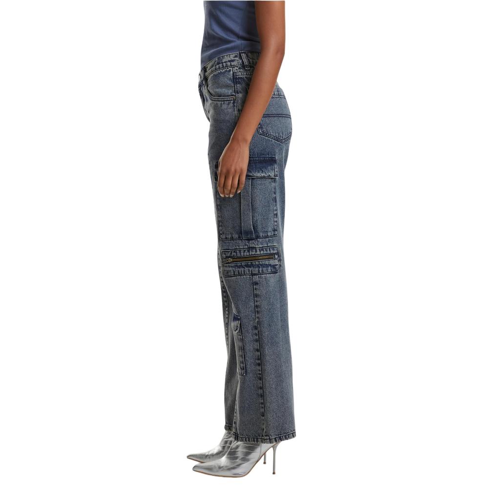 Urban Classics Womens/Ladies Utility Denim Loose Trousers