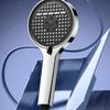 Plastic Shower Head Large Panel High-pressure Super Powerful Shower Head 6 Mode Adjustable Easy Install Shower Spray Nozzle