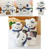 Orsacchiotto Peluche Carino Cartone Animato Vestito da Marinaio Giocattolo Compagno per Bambini per Giocare e Comfort
