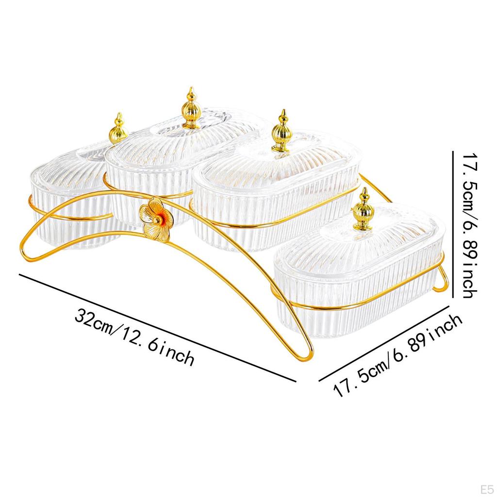 Dried Fruit Dish Appetizer Food Serving Tray Nuts Platter Snack Dishes for
