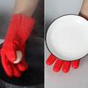 1 Paar Backwerkzeuge, Fünf-Finger-Herz-Silikonhandschuhe, Mikrowellen-Handschuhe, Verbrühschutz, hitzebeständig, zum Kochen, Küchenutensilien, bunte Gadgets