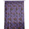 Halloween Pumpkin Bat Purple Curtain For Living Room Transparent Tulle Curtains Window Sheer For The Bedroom Accessories Decor
