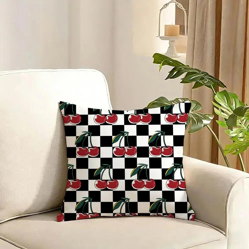 kirsh Cushion Cover Reversible Plush Pillow Cover Soft Fluffy Home Decor for Sofa Bedroom