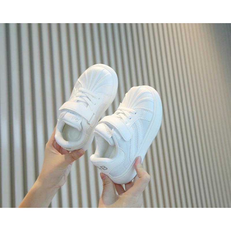Kids Casual Breathable Soft Sole Shell Toe Sports Sneakers For Unisex Boys And Girls