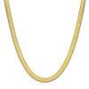 4MM Titanstahl Flache Schlangenknochenkette Choker Halskette