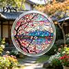 Irregular Shape Puzzle Pieces Acrylic Jigsaw Suncatcher Stained Glass Window Hanging Ornament DIY Puzzles Hands-on Activity Sun Catcher Panel for Home