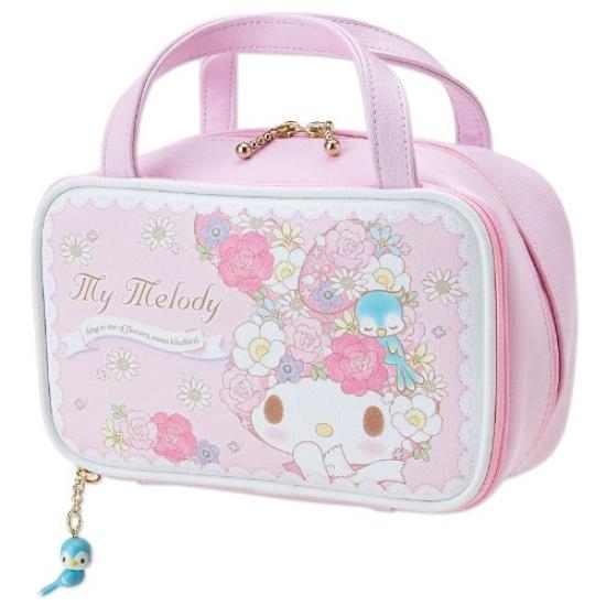 Sanrio My Melody Makeup Pouch and (Flowers Birds)