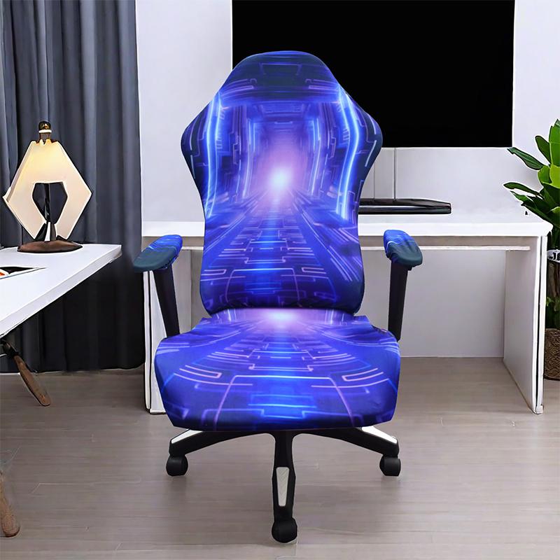 Gaming Chair Cover Stretch Dustproof Chair Protector Office Computer Chair E-Sports Swivel Chair Dust Cover Armchair Slipcovers