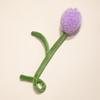Twist Stick Handmade Felt Flower Bendable Wire Stem Flexible Iron Wire Artificial Floral Bouquet Artificial Single Stem Bouquet